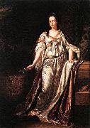 Adriaen van der werff Portrait of Anna Maria Luisa de Medici, Electress Palatine Spain oil painting artist